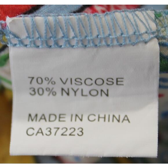 Creation XXL Sleeveless Button Front Tunic Top Boho Patchwork Floral Print - Picture 4 of 7